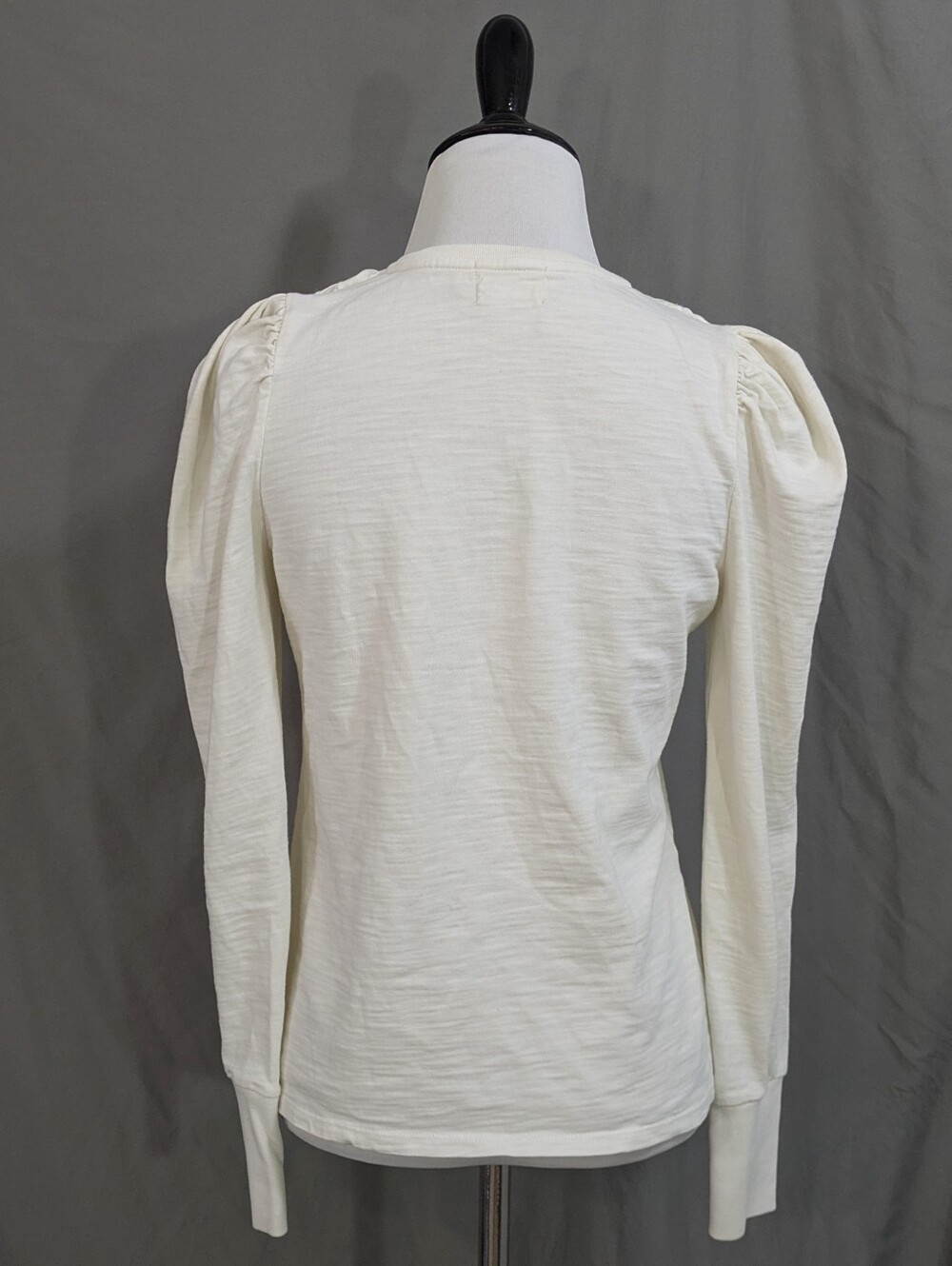 NATION Tommie Frilly Henley in Off White - Size Small Womens - Picture 7 of 11